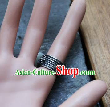 China National Jade Ring Traditional Handmade Silver Jewelry Accessories China National Jade Ring Traditional Handmade Silver Jewelry Accessories
