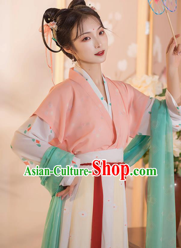 Traditional Ancient Palace Lady Hanfu Dress Costumes China Tang Dynasty Court Historical Clothing Traditional Ancient Palace Lady Hanfu Dress Costumes China Tang Dynasty Court Historical Clothing