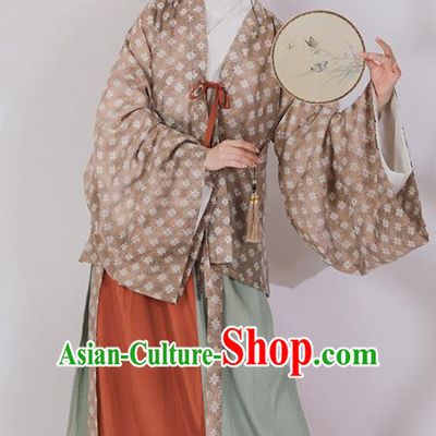 Ancient China Southern and Northern Dynasties Historical Costumes Traditional Jin Dynasty Court Woman Hanfu Clothing