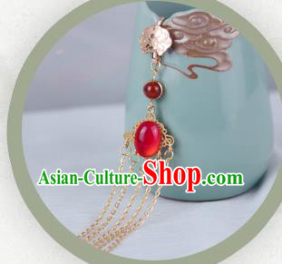 Chinese Handmade Red Brooch Traditional Cheongsam Jewelry Pendant Tassel Accessories Chinese Handmade Red Brooch Traditional Cheongsam Jewelry Pendant Tassel Accessories
