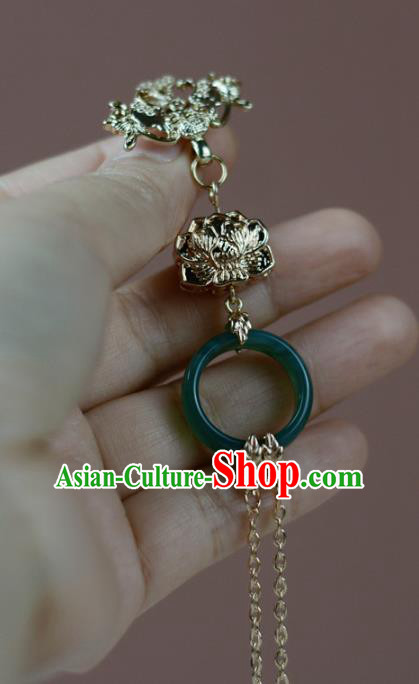 Chinese Handmade Jade Brooch Accessories Traditional Cheongsam Jewelry Pendant Chinese Handmade Jade Brooch Accessories Traditional Cheongsam Jewelry Pendant