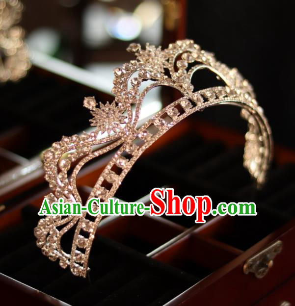 Top Handmade Princess Hair Accessories Wedding Zircon Royal Crown Bride Jewelry Ornaments Top Handmade Princess Hair Accessories Wedding Zircon Royal Crown Bride Jewelry Ornaments