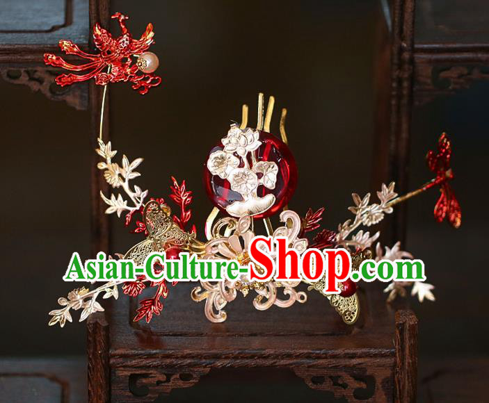 China Traditional Wedding Hair Accessories Bride Hair Combs and Tassel Hairpins Hair Sticks China Traditional Wedding Hair Accessories Bride Hair Combs and Tassel Hairpins Hair Sticks