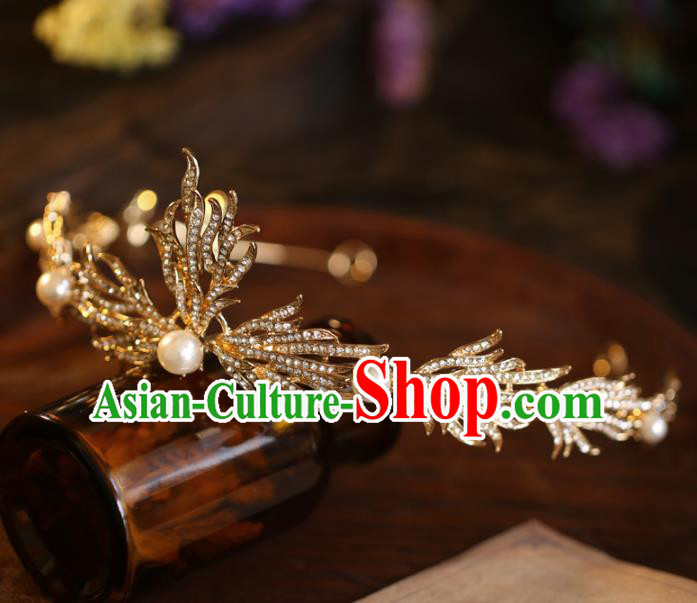 Top Grade Handmade Princess Hair Accessories Halloween Jewelry Ornaments Golden Royal Crown Top Grade Handmade Princess Hair Accessories Halloween Jewelry Ornaments Golden Royal Crown
