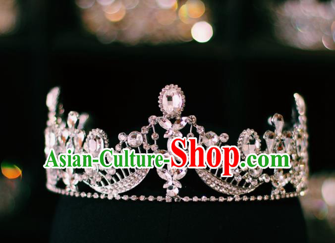 European Crystal Hair Clasp Retro Zircon Royal Crown Wedding Bride Hair Accessories European Crystal Hair Clasp Retro Zircon Royal Crown Wedding Bride Hair Accessories