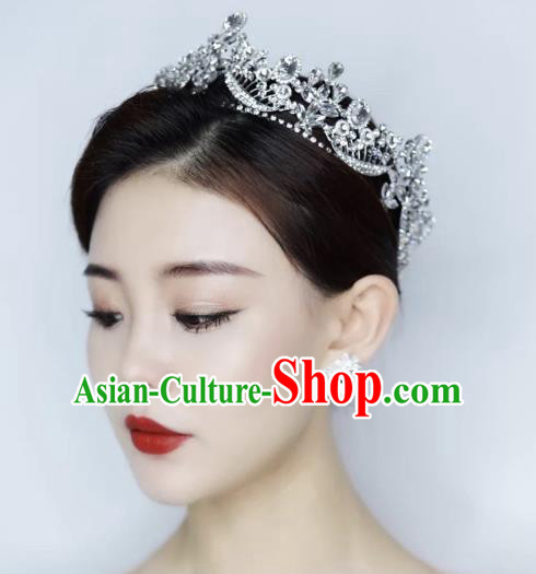 European Crystal Hair Clasp Retro Zircon Royal Crown Wedding Bride Hair Accessories European Crystal Hair Clasp Retro Zircon Royal Crown Wedding Bride Hair Accessories