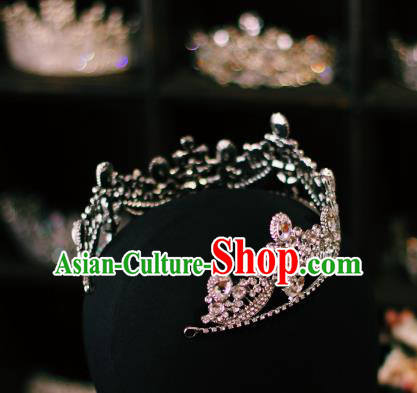 European Crystal Hair Clasp Retro Zircon Royal Crown Wedding Bride Hair Accessories European Crystal Hair Clasp Retro Zircon Royal Crown Wedding Bride Hair Accessories