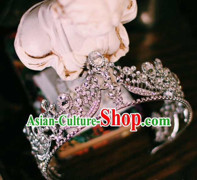 European Crystal Hair Clasp Retro Zircon Royal Crown Wedding Bride Hair Accessories European Crystal Hair Clasp Retro Zircon Royal Crown Wedding Bride Hair Accessories