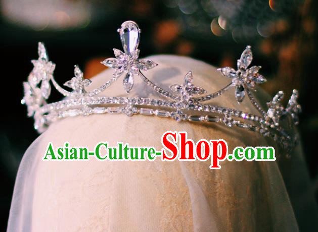 Baroque Retro Zircon Royal Crown European Wedding Bride Hair Accessories Crystal Hair Clasp Baroque Retro Zircon Royal Crown European Wedding Bride Hair Accessories Crystal Hair Clasp