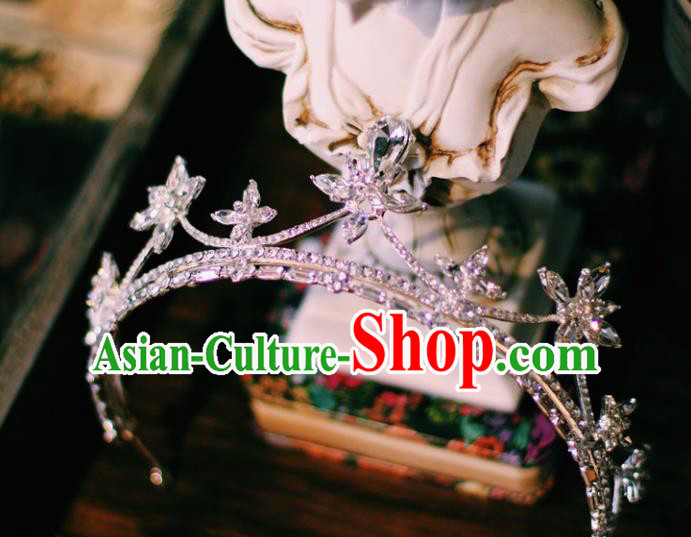 Baroque Retro Zircon Royal Crown European Wedding Bride Hair Accessories Crystal Hair Clasp Baroque Retro Zircon Royal Crown European Wedding Bride Hair Accessories Crystal Hair Clasp