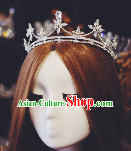 Baroque Retro Zircon Royal Crown European Wedding Bride Hair Accessories Crystal Hair Clasp Baroque Retro Zircon Royal Crown European Wedding Bride Hair Accessories Crystal Hair Clasp