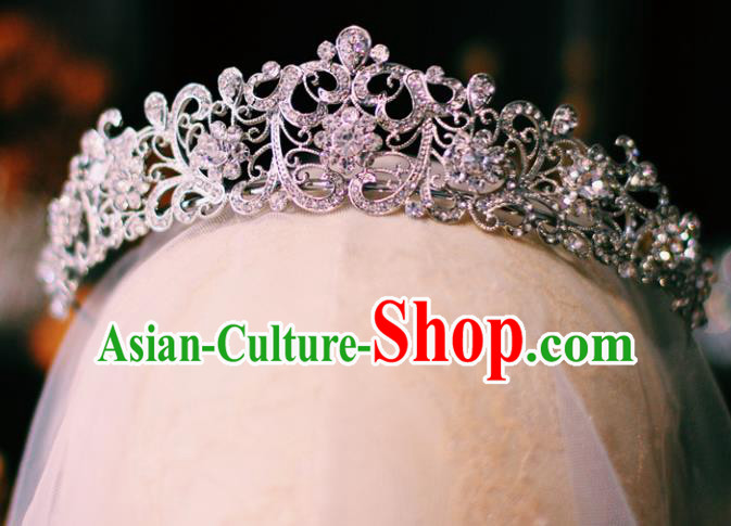 European Wedding Bride Hair Accessories Baroque Princess Retro Royal Crown Crystal Hair Clasp European Wedding Bride Hair Accessories Baroque Princess Retro Royal Crown Crystal Hair Clasp