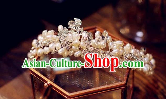 Baroque Retro Royal Crown European Wedding Bride Hair Accessories Princess Pearls Hair Clasp Baroque Retro Royal Crown European Wedding Bride Hair Accessories Princess Pearls Hair Clasp