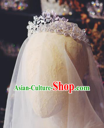 European Princess Hair Clasp Wedding Bride Hair Accessories Baroque Retro Crystal Royal Crown European Princess Hair Clasp Wedding Bride Hair Accessories Baroque Retro Crystal Royal Crown