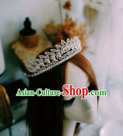 Handmade Wedding Bride Hair Accessories European Queen Hair Clasp Baroque Royal Crown Handmade Wedding Bride Hair Accessories European Queen Hair Clasp Baroque Royal Crown
