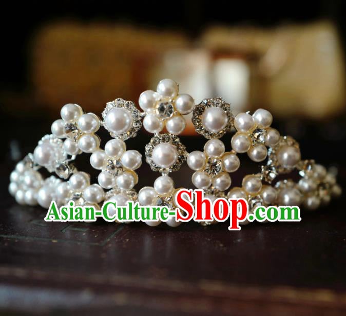 European Wedding Bride Hair Comb Handmade Baroque Royal Crown Court Hair Accessories European Wedding Bride Hair Comb Handmade Baroque Royal Crown Court Hair Accessories
