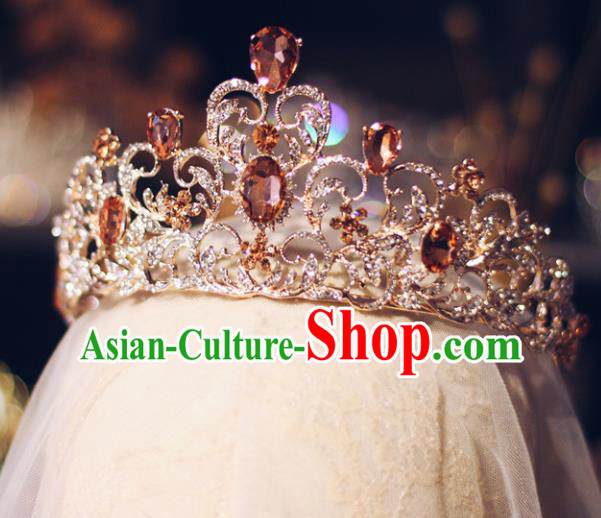 European Princess Birthday Hair Clasp Handmade Baroque Bride Royal Crown Wedding Hair Accessories European Princess Birthday Hair Clasp Handmade Baroque Bride Royal Crown Wedding Hair Accessories