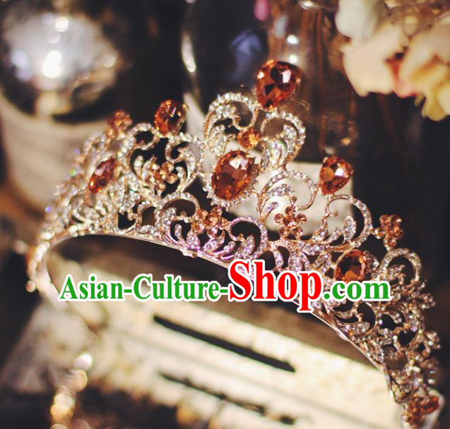 European Princess Birthday Hair Clasp Handmade Baroque Bride Royal Crown Wedding Hair Accessories European Princess Birthday Hair Clasp Handmade Baroque Bride Royal Crown Wedding Hair Accessories