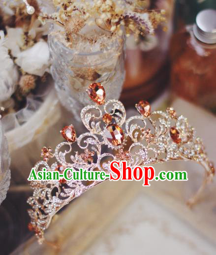European Princess Birthday Hair Clasp Handmade Baroque Bride Royal Crown Wedding Hair Accessories European Princess Birthday Hair Clasp Handmade Baroque Bride Royal Crown Wedding Hair Accessories