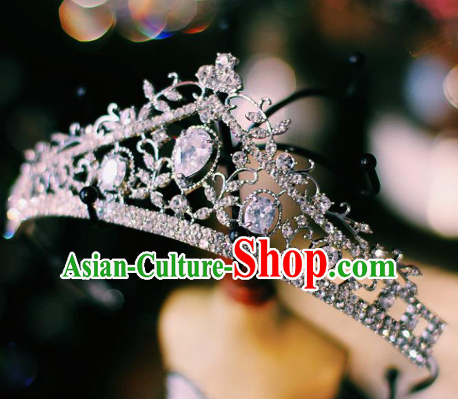 Handmade Wedding Crystal Hair Accessories Baroque Bride Royal Crown European Court Princess Headwear Handmade Wedding Crystal Hair Accessories Baroque Bride Royal Crown European Court Princess Headwear