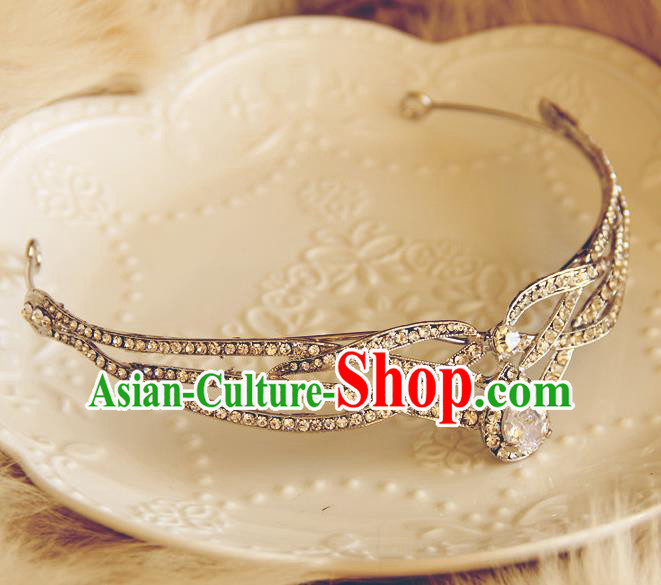 Handmade Wedding Jewelry Accessories European Court Princess Headwear Baroque Zircon Royal Crown Handmade Wedding Jewelry Accessories European Court Princess Headwear Baroque Zircon Royal Crown