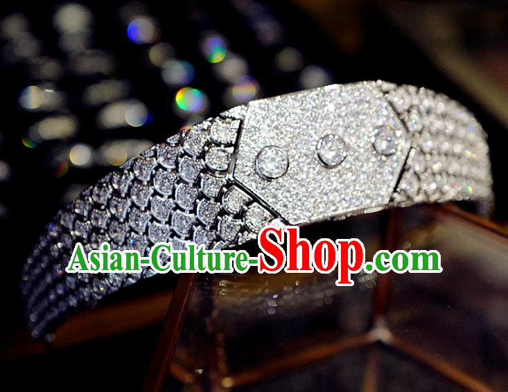 Handmade Wedding Luxury Jewelry Accessories Baroque Zircon Royal Crown European Princess Headwear Handmade Wedding Luxury Jewelry Accessories Baroque Zircon Royal Crown European Princess Headwear