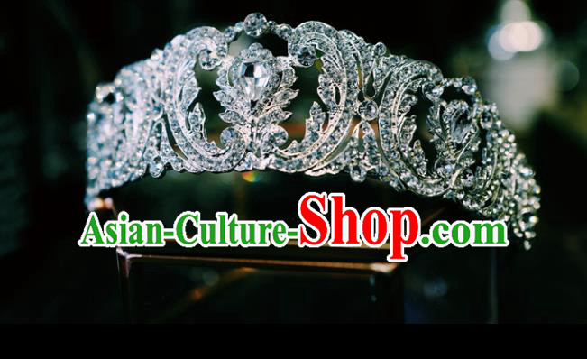 Handmade Court Hair Accessories Baroque Princess Zircon Headwear Retro European Wedding Royal Crown Handmade Court Hair Accessories Baroque Princess Zircon Headwear Retro European Wedding Royal Crown
