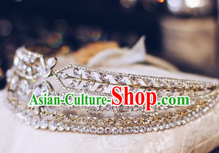 Baroque Court Hair Jewelry Princess Zircon Royal Crown European Wedding Bride Hair Accessories Baroque Court Hair Jewelry Princess Zircon Royal Crown European Wedding Bride Hair Accessories