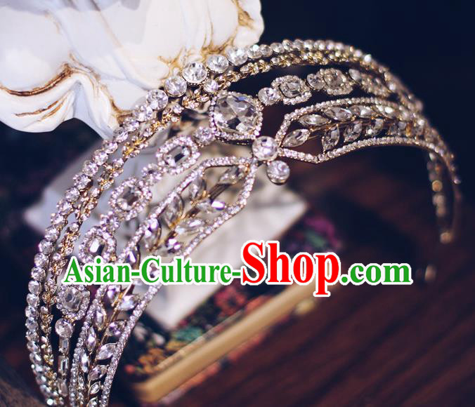 Baroque Court Hair Jewelry Princess Zircon Royal Crown European Wedding Bride Hair Accessories Baroque Court Hair Jewelry Princess Zircon Royal Crown European Wedding Bride Hair Accessories