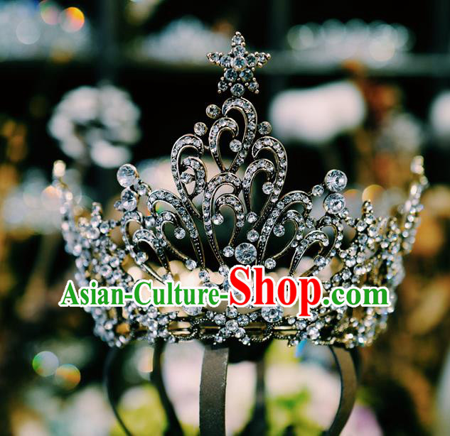 Baroque Little Round Royal Crown Handmade Wedding Jewelry Accessories European Princess Headwear Baroque Little Round Royal Crown Handmade Wedding Jewelry Accessories European Princess Headwear