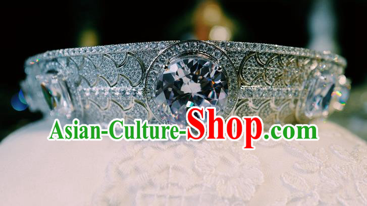 European Queen Zircon Royal Crown Baroque Court Hair Jewelry Wedding Bride Hair Accessories European Queen Zircon Royal Crown Baroque Court Hair Jewelry Wedding Bride Hair Accessories