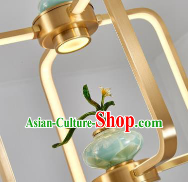 Chinese Traditional Handmade Ceiling Lantern Classical Ceramics Vase Lamp Chinese Traditional Handmade Ceiling Lantern Classical Ceramics Vase Lamp