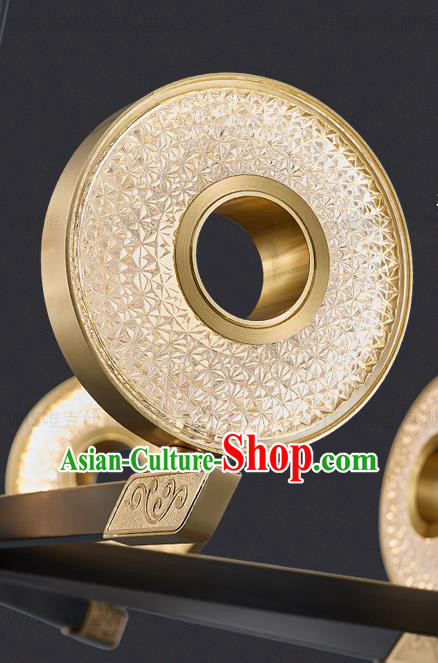 Chinese Traditional Classical Brass Lamp Handmade Six Light Ceiling Lantern Chinese Traditional Classical Brass Lamp Handmade Six Light Ceiling Lantern