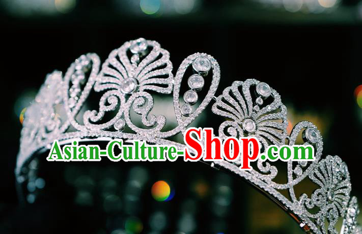 Handmade Baroque Bride Wedding Jewelry Accessories Women Royal Crown European Queen Zircon Headwear Handmade Baroque Bride Wedding Jewelry Accessories Women Royal Crown European Queen Zircon Headwear