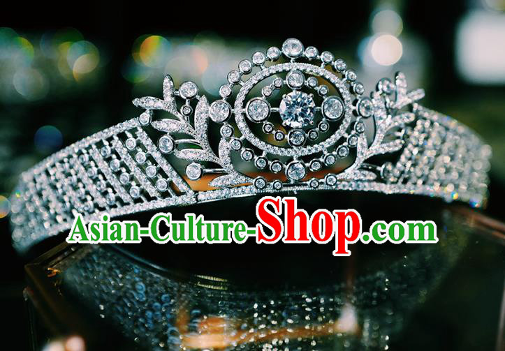 Top European Princess Royal Crown Women Jewelry Accessories Baroque Bride Zircon Headwear Top European Princess Royal Crown Women Jewelry Accessories Baroque Bride Zircon Headwear