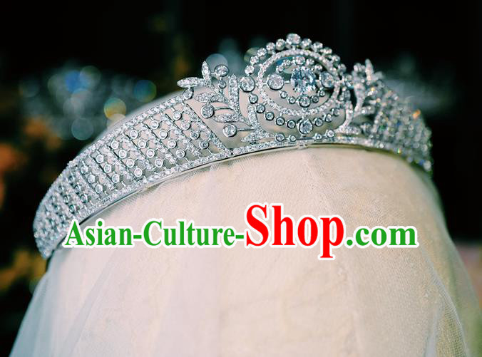 Top European Princess Royal Crown Women Jewelry Accessories Baroque Bride Zircon Headwear Top European Princess Royal Crown Women Jewelry Accessories Baroque Bride Zircon Headwear