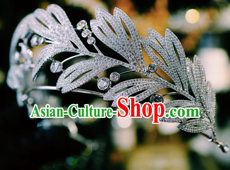 Top Baroque Bride Headwear Women Jewelry Accessories European Queen Zircon Royal Crown Top Baroque Bride Headwear Women Jewelry Accessories European Queen Zircon Royal Crown