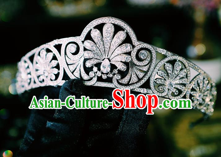 European Retro Headwear Bride Zircon Royal Crown Princess Wedding Jewelry Accessories European Retro Headwear Bride Zircon Royal Crown Princess Wedding Jewelry Accessories