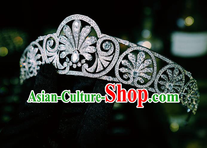 European Retro Headwear Bride Zircon Royal Crown Princess Wedding Jewelry Accessories European Retro Headwear Bride Zircon Royal Crown Princess Wedding Jewelry Accessories
