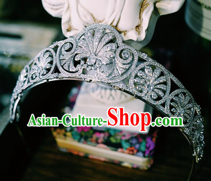European Retro Headwear Bride Zircon Royal Crown Princess Wedding Jewelry Accessories European Retro Headwear Bride Zircon Royal Crown Princess Wedding Jewelry Accessories
