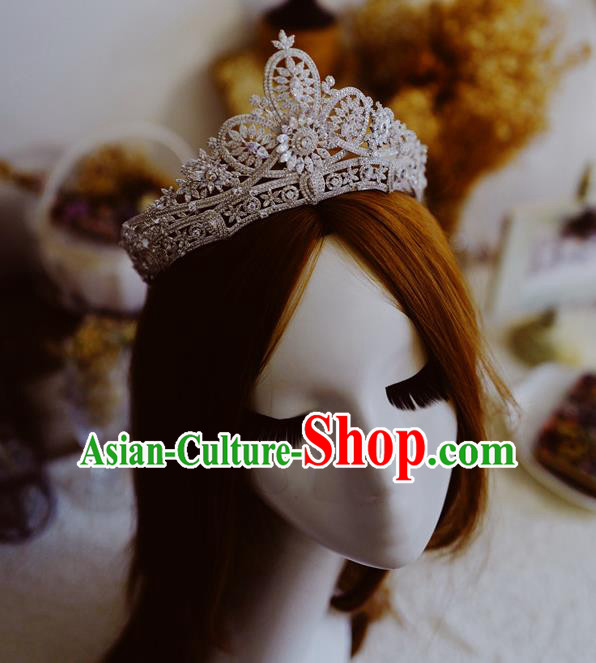 Bride Zircon Royal Crown European Princess Jewelry Wedding Hair Accessories Bride Zircon Royal Crown European Princess Jewelry Wedding Hair Accessories