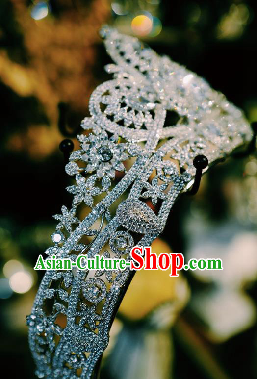 Bride Zircon Royal Crown European Princess Jewelry Wedding Hair Accessories Bride Zircon Royal Crown European Princess Jewelry Wedding Hair Accessories