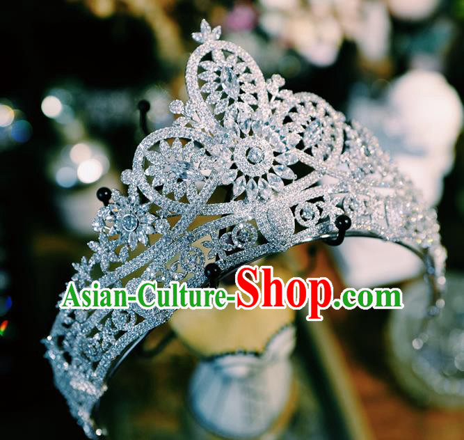 Bride Zircon Royal Crown European Princess Jewelry Wedding Hair Accessories Bride Zircon Royal Crown European Princess Jewelry Wedding Hair Accessories