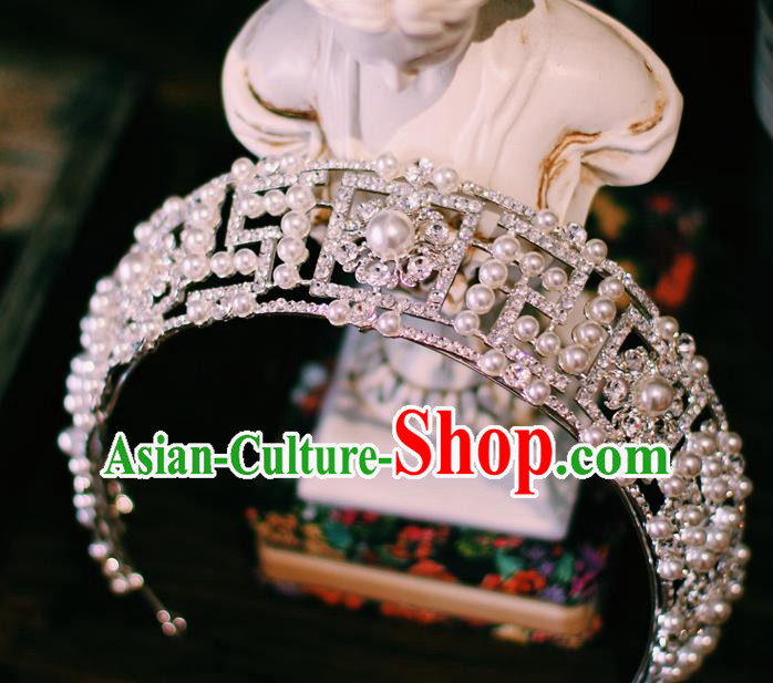 European Court Hair Jewelry Wedding Bride Hair Accessories Baroque Princess Royal Crown European Court Hair Jewelry Wedding Bride Hair Accessories Baroque Princess Royal Crown