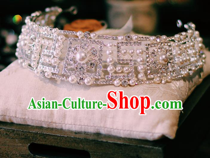 European Court Hair Jewelry Wedding Bride Hair Accessories Baroque Princess Royal Crown European Court Hair Jewelry Wedding Bride Hair Accessories Baroque Princess Royal Crown
