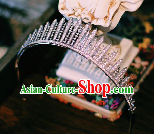 Top Grade Bride Headwear Princess Wedding Jewelry Accessories European Retro Zircon Royal Crown Top Grade Bride Headwear Princess Wedding Jewelry Accessories European Retro Zircon Royal Crown