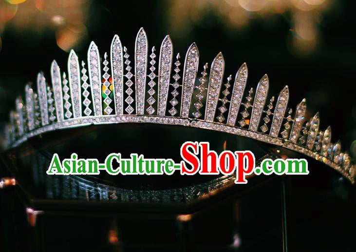 Top Grade Bride Headwear Princess Wedding Jewelry Accessories European Retro Zircon Royal Crown Top Grade Bride Headwear Princess Wedding Jewelry Accessories European Retro Zircon Royal Crown