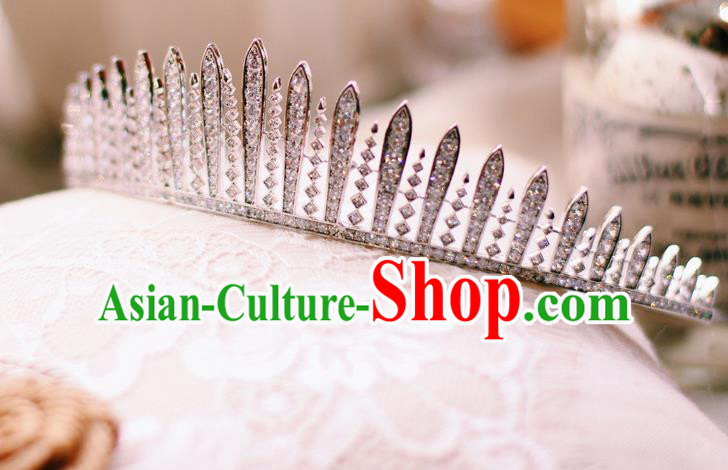 Top Grade Bride Headwear Princess Wedding Jewelry Accessories European Retro Zircon Royal Crown Top Grade Bride Headwear Princess Wedding Jewelry Accessories European Retro Zircon Royal Crown