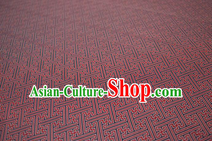 Chinese Classical Pattern Design Red Song Brocade Fabric Asian Traditional Silk Material Chinese Classical Pattern Design Red Song Brocade Fabric Asian Traditional Silk Material