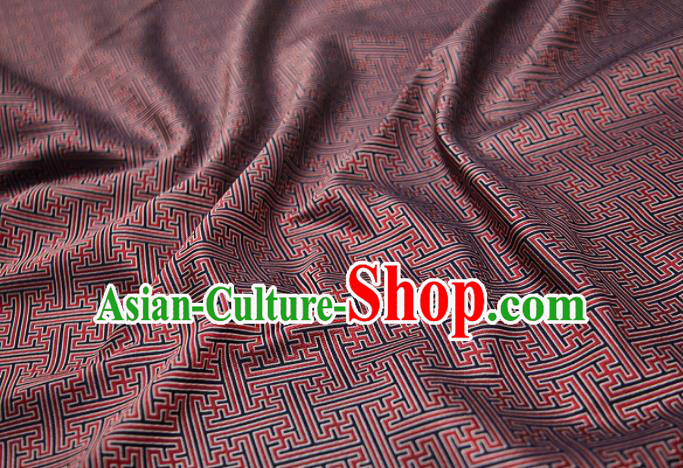 Chinese Classical Pattern Design Red Song Brocade Fabric Asian Traditional Silk Material Chinese Classical Pattern Design Red Song Brocade Fabric Asian Traditional Silk Material